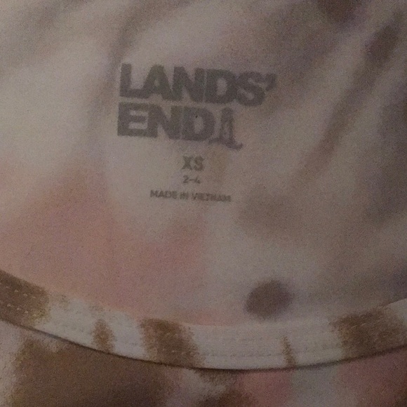 Lands End Short Sleeve Tye Dye Top. XS, S , M - Picture 3 of 5